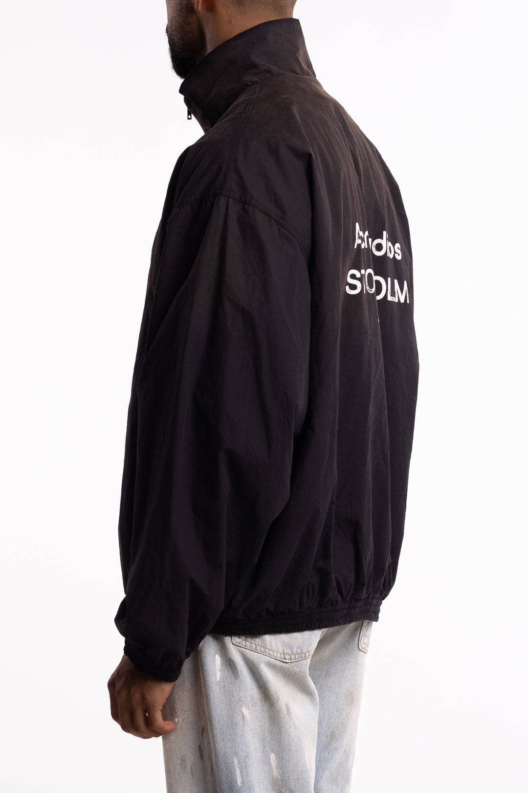 Lightweight Cotton Poplin Jacket Black