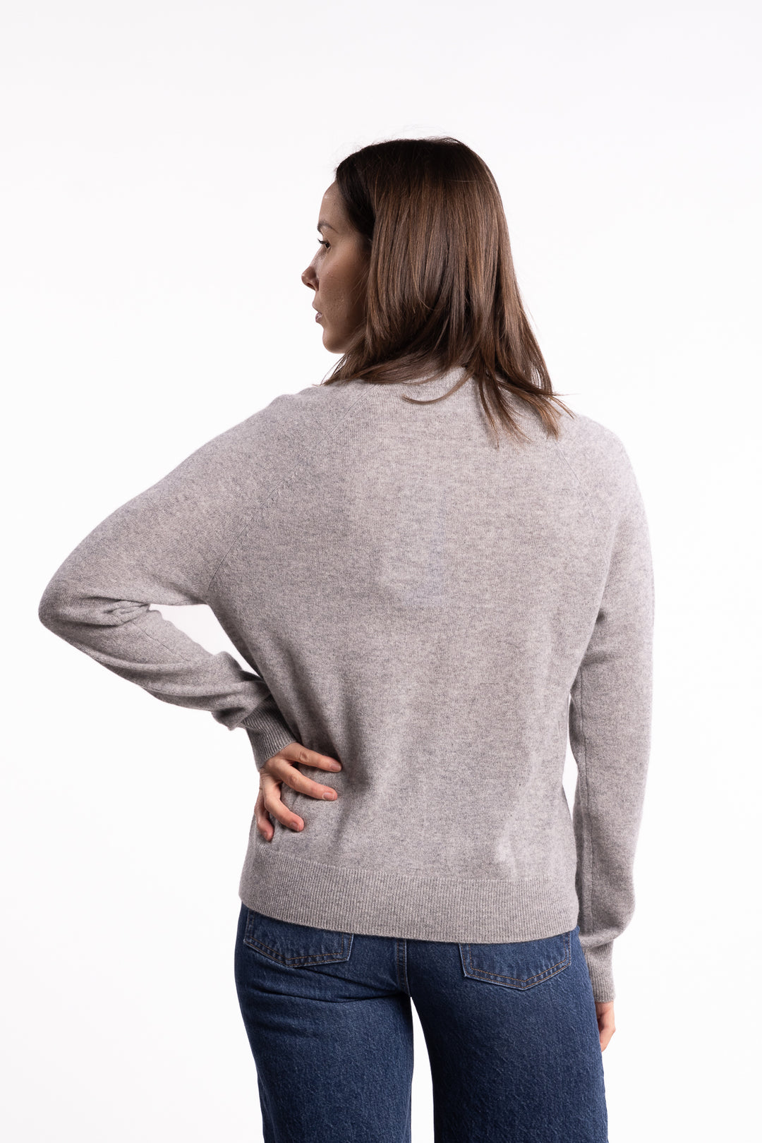 Boston O- Neck 6304- Grey Melange