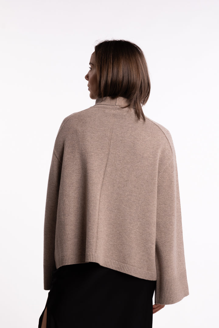 Cape Cod Turtleneck- Wheat