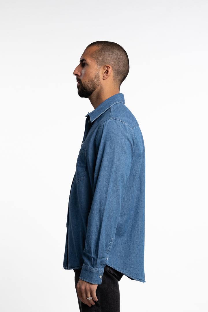 Saryan P Shirt Light Chambray