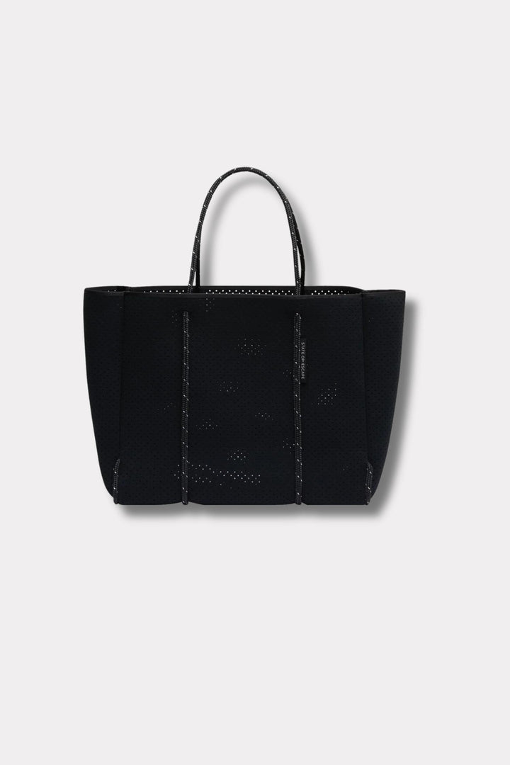 Flying Solo Tote- Highlight Fleck Black