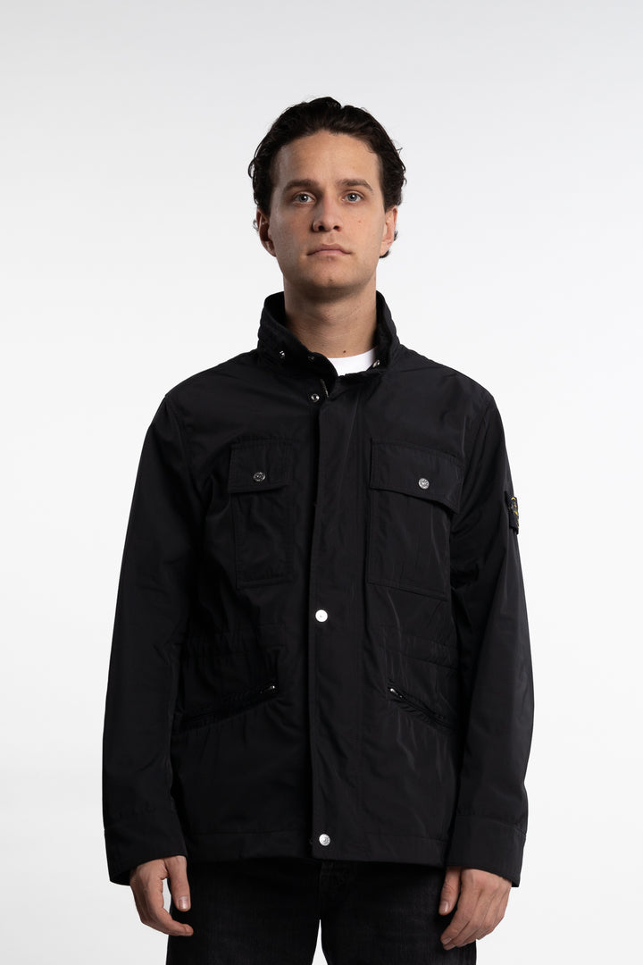 Micro Twill Field Jacket Black