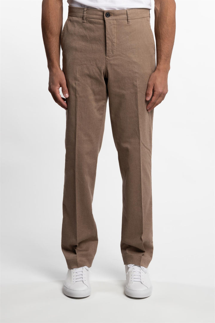 Lois C Flannel Twill Pants Tiger Brown