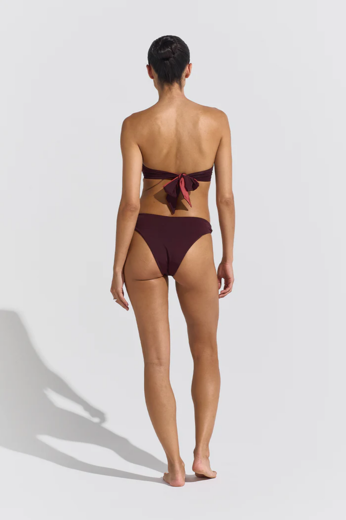 Billow Bikini Top - Burgundy