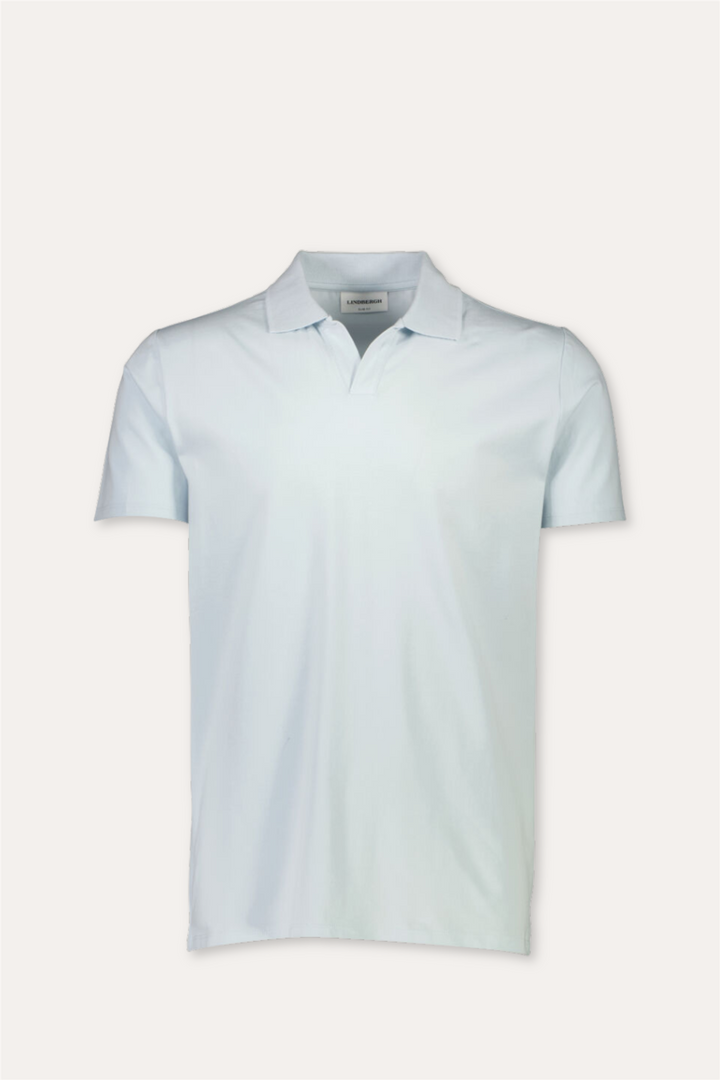 Stretch Polo Shirt S/S Pastel Blue