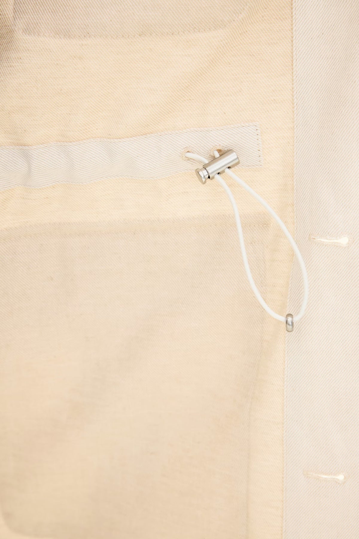 Sirolo Cotton Shirt Jacket White Sand