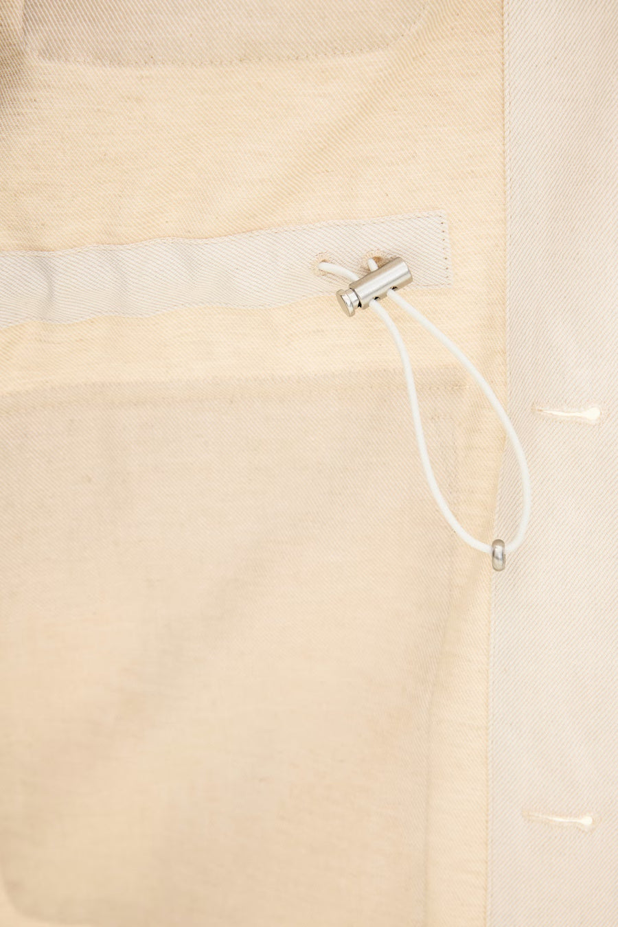 Sirolo Cotton Shirt Jacket White Sand