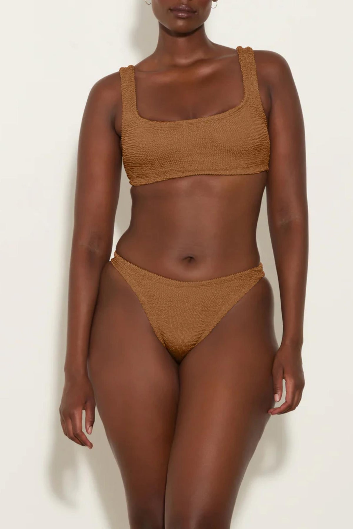Xandra bikini- Metallic Cocoa