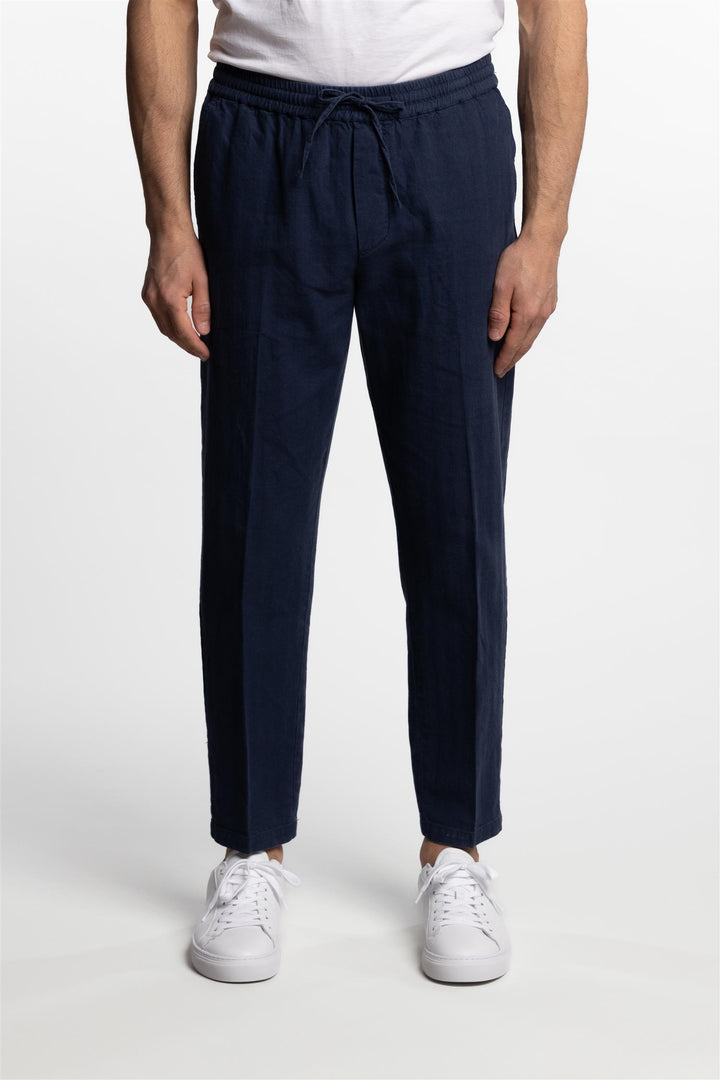 Pilou Linen/Cotton Pants Blue