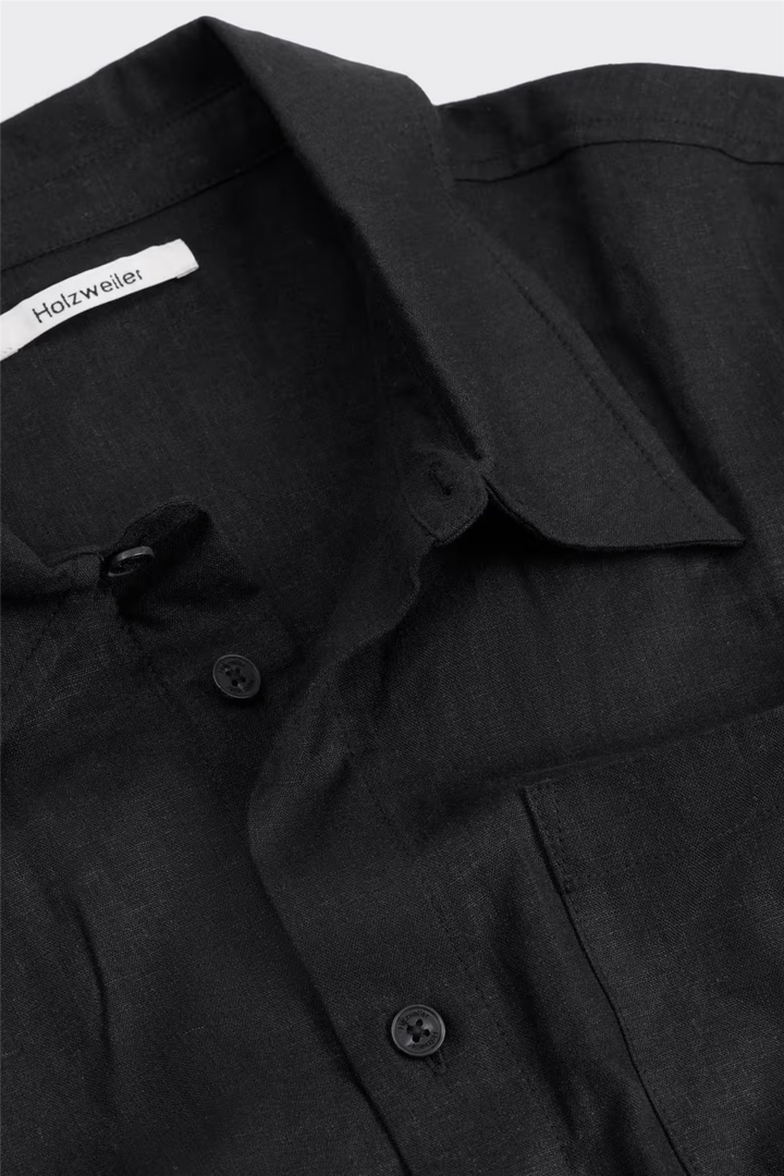 Pier Linen Shirt Black