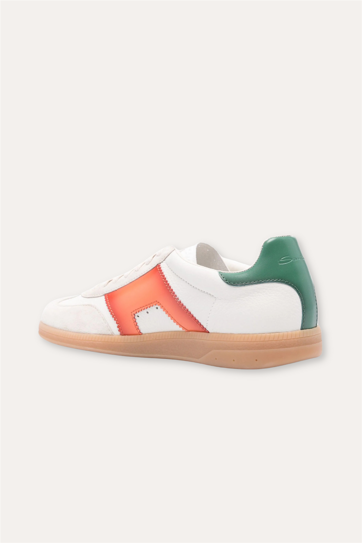 DBS Olympic Leather Sneaker Green/White/Orange
