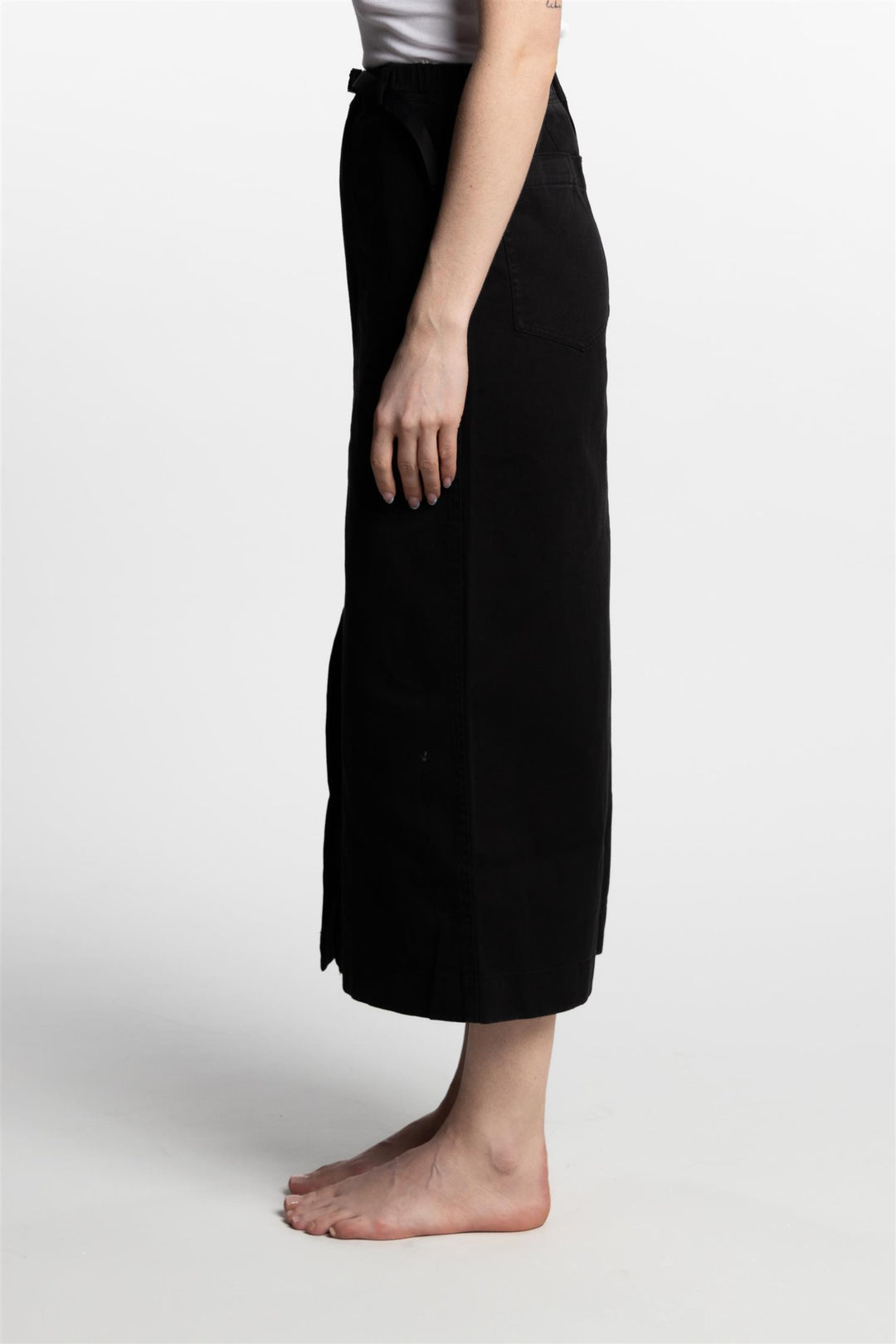 Long Baker Skirt- Black