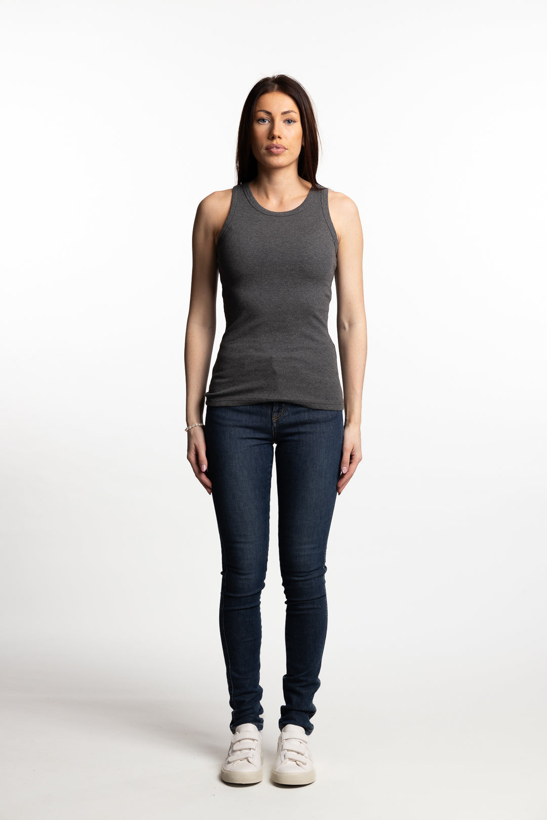 Alexo tank 7542- Dark Grey mel