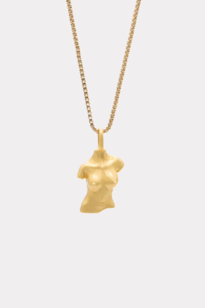 Figure necklace- Gold