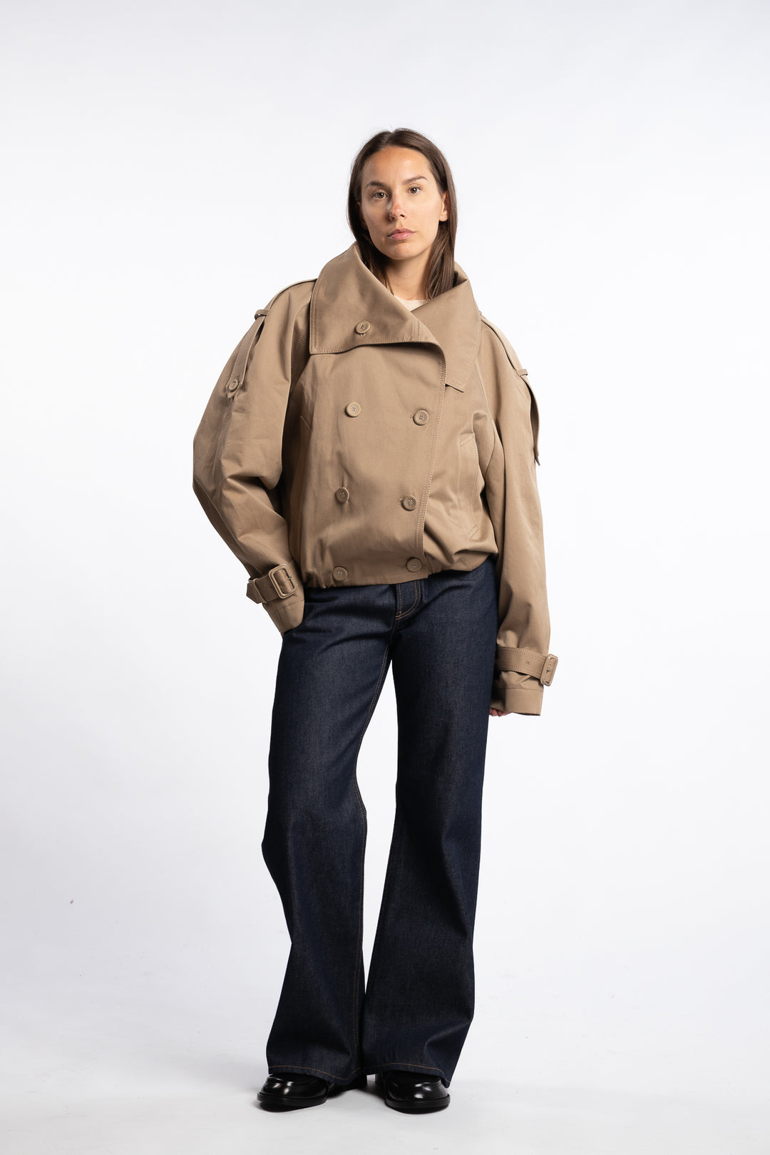 Twill Jacket- Mud Beige