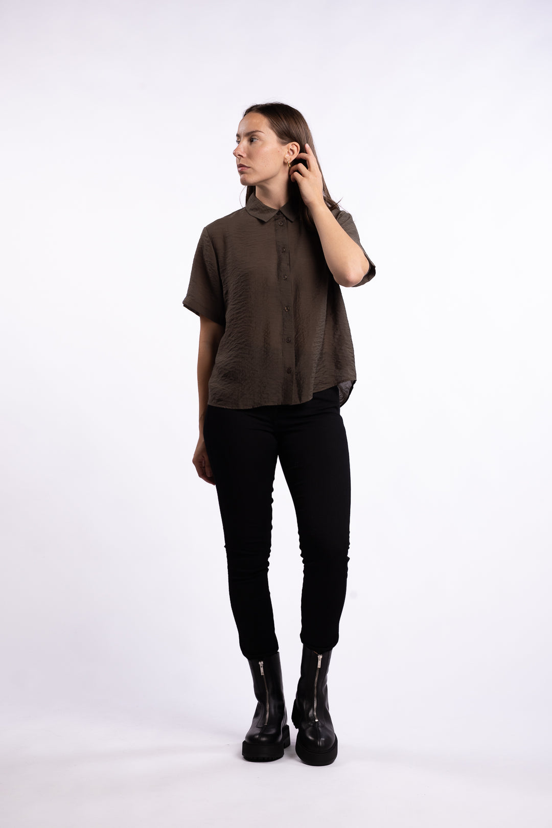 Saminna SS Shirt 15754 - Deep Forest