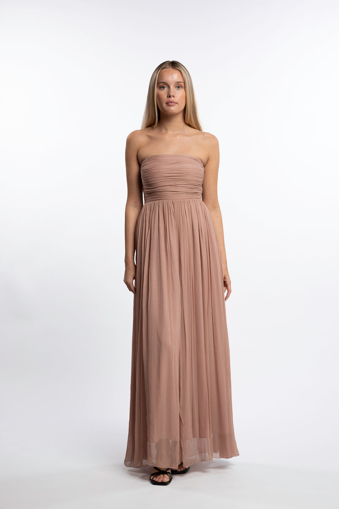 Amalfi Dress- Warm Taupe