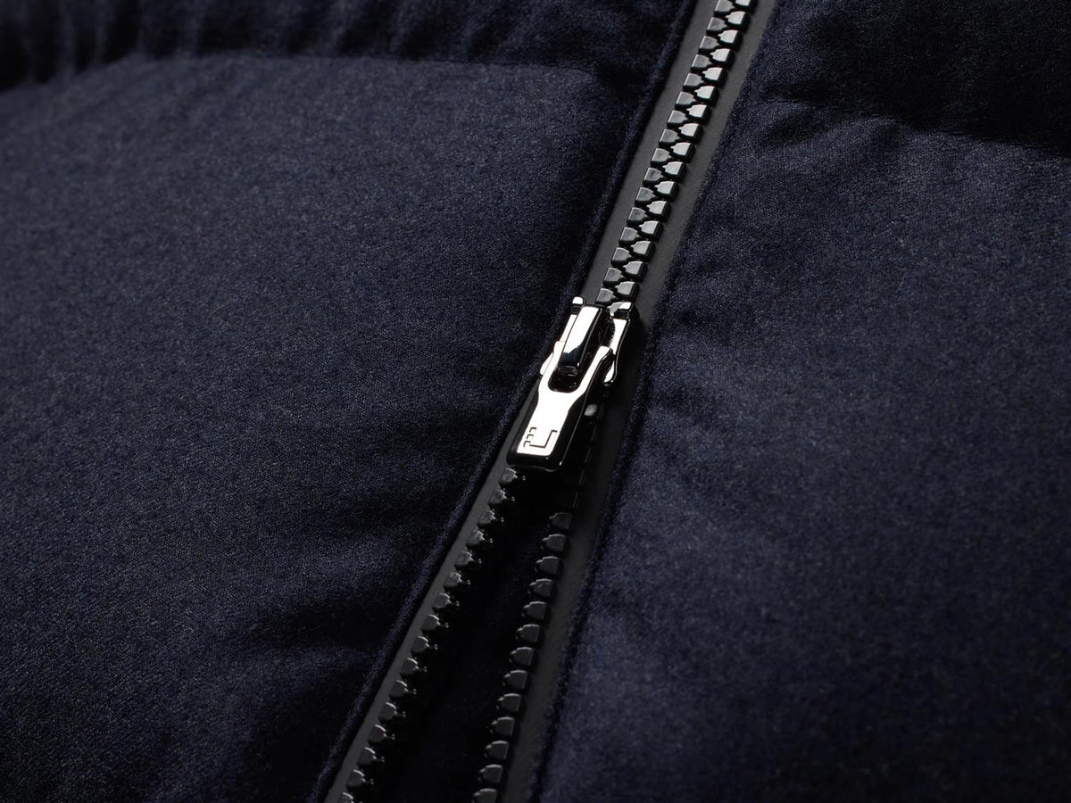 Concord™ Savile Parka Navy Melange Wool