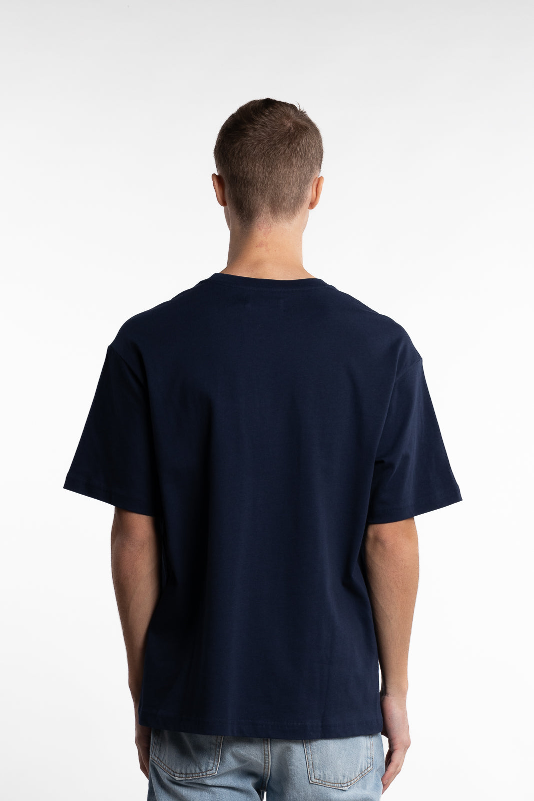 Organic Cotton Relaxed T-Shirt Blue