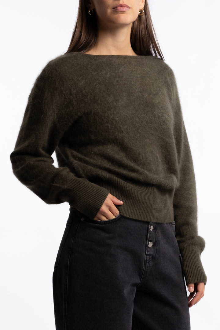Cloud Knit- Dark Olive