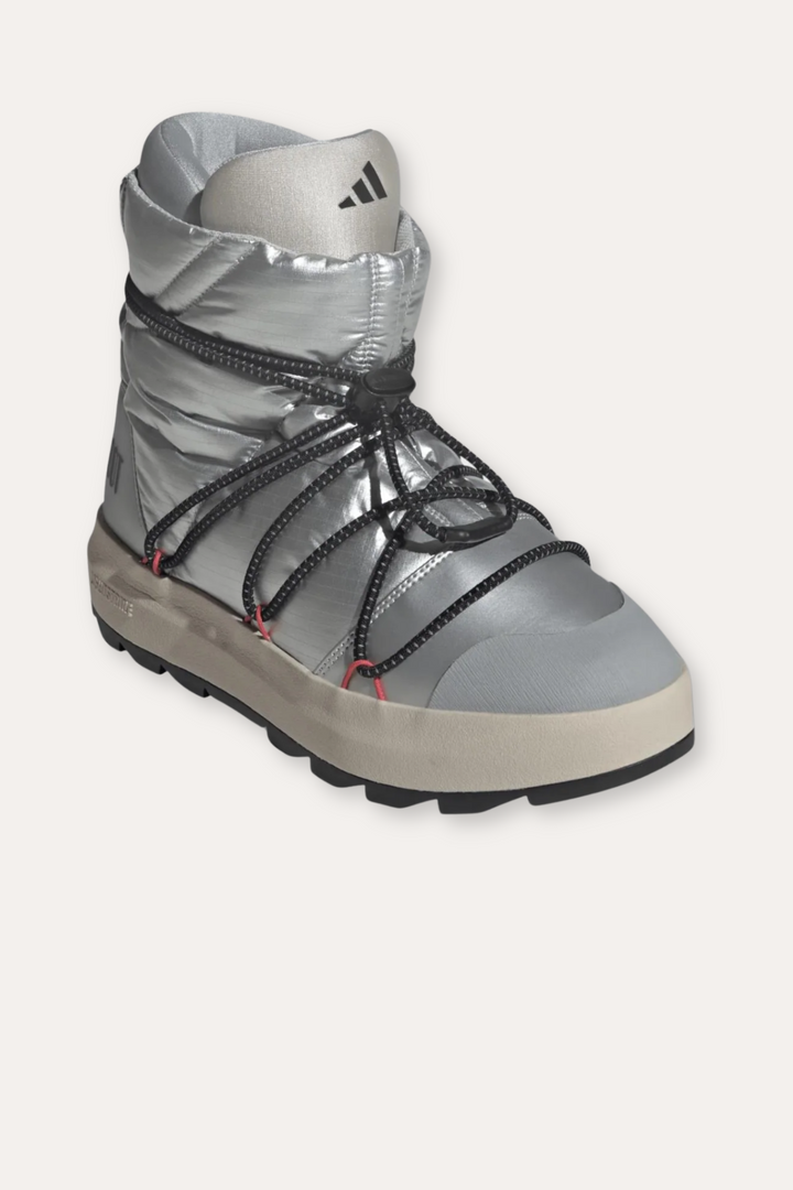 Women's Adidas X Moon Boot Ace JQ7849- Msilve/Cblack/Lucred