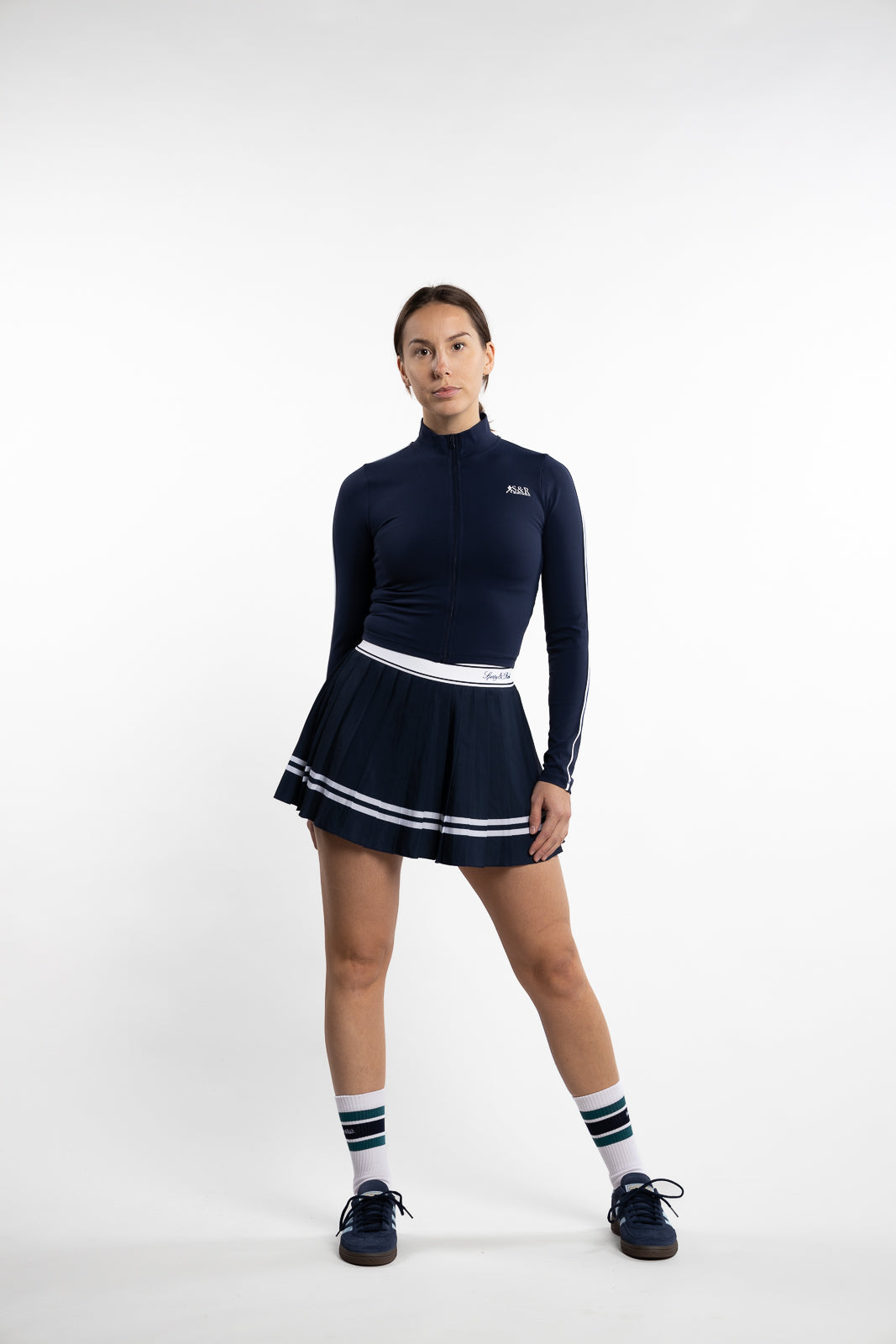 SR Runner Sports Jacket-Navy White