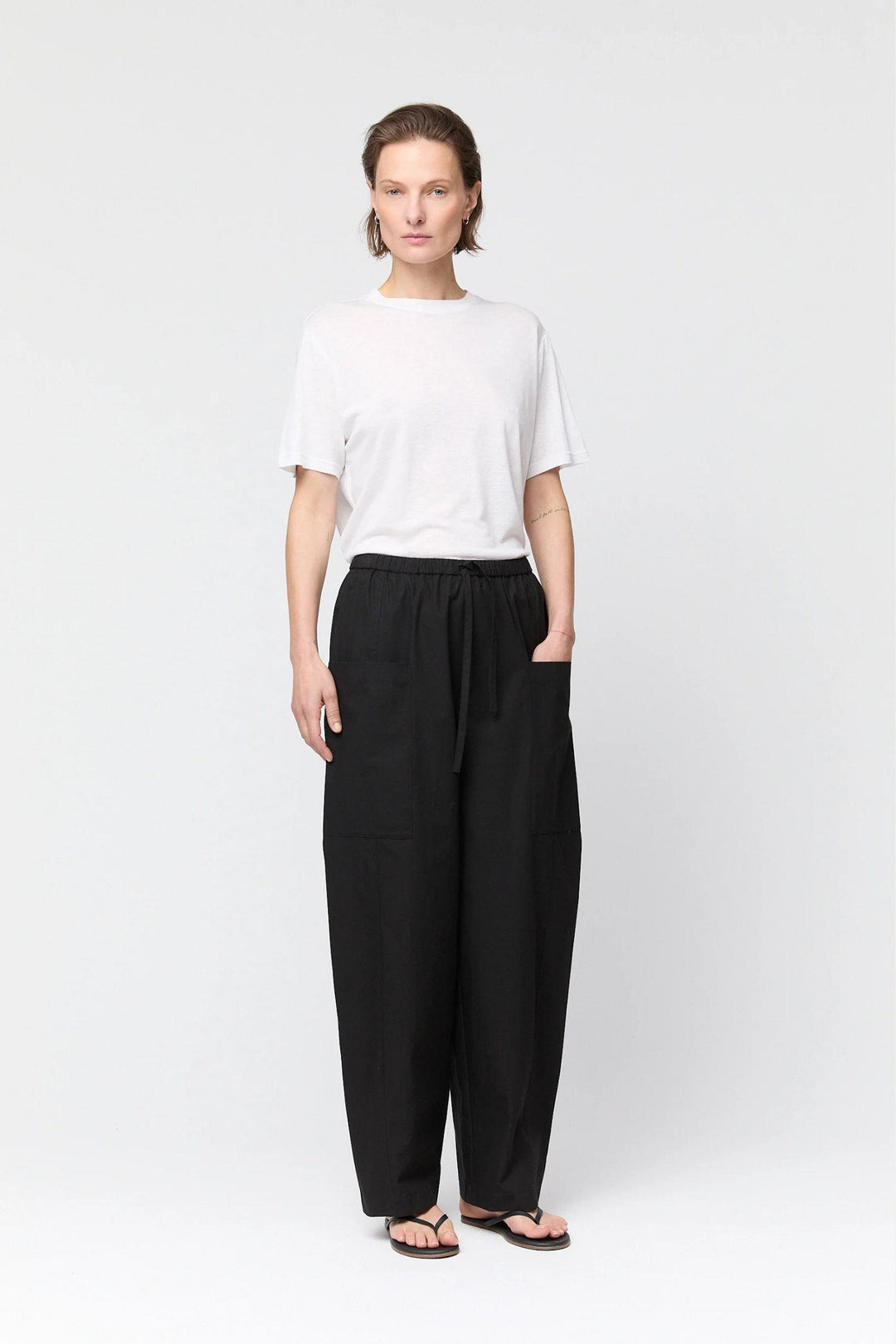 Tencel Linen Weekend Tee- Off White