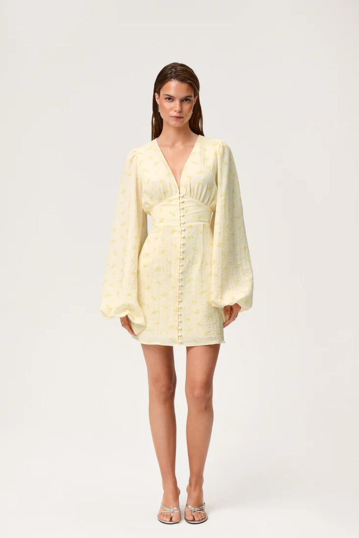 Florence dress- Pastel Yellow