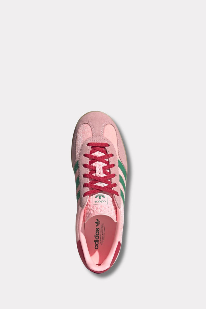 Gazelle Indoor W- Court Green/Glow Pink/Gum