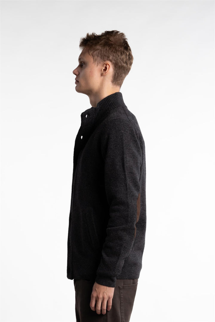 Essential Patch Zip Charcoal