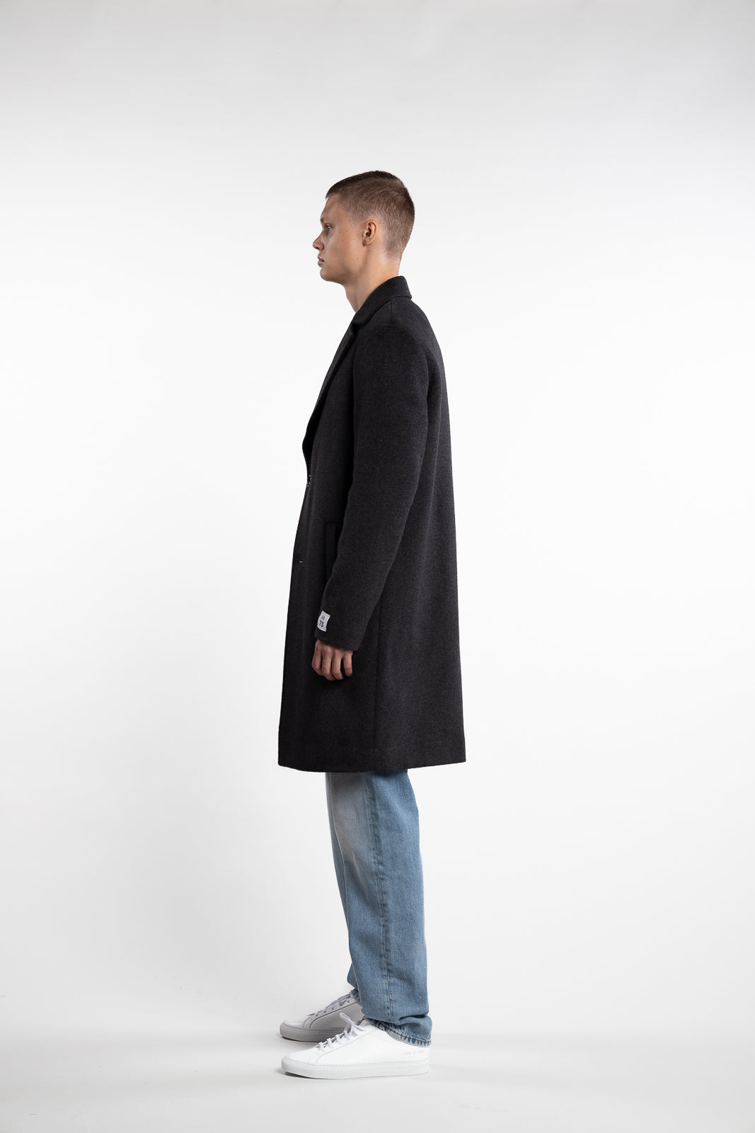 Cristano Coat Dark Grey Melange