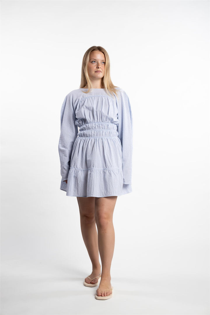 Liebe Dress- Lt. Blue Mix