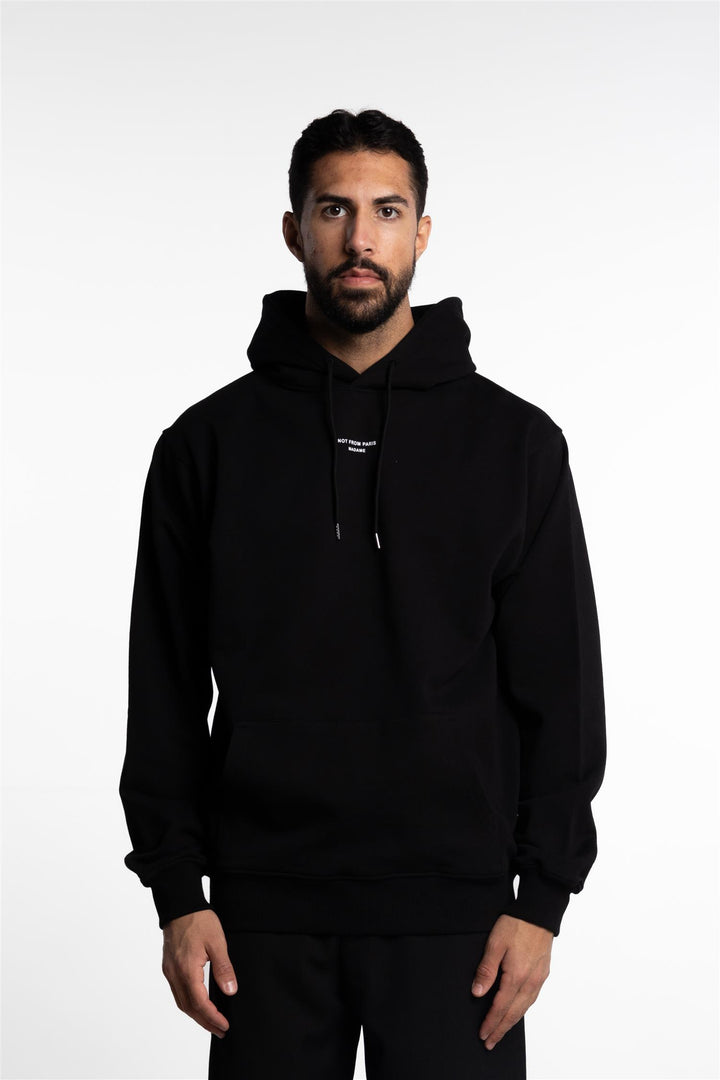 Le Hoodie Slogan Classique Black