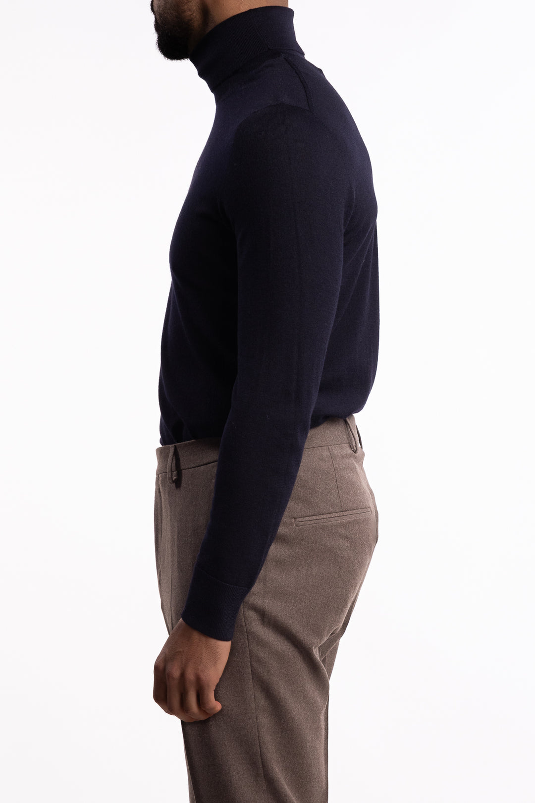 Wool Turtleneck Navy