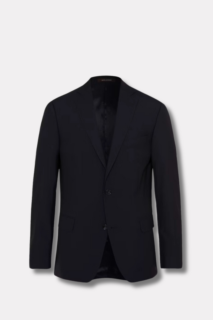 Joel Wide Fit Blazer Navy