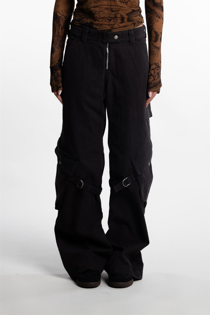 Cargo Trousers- Charcoal Grey