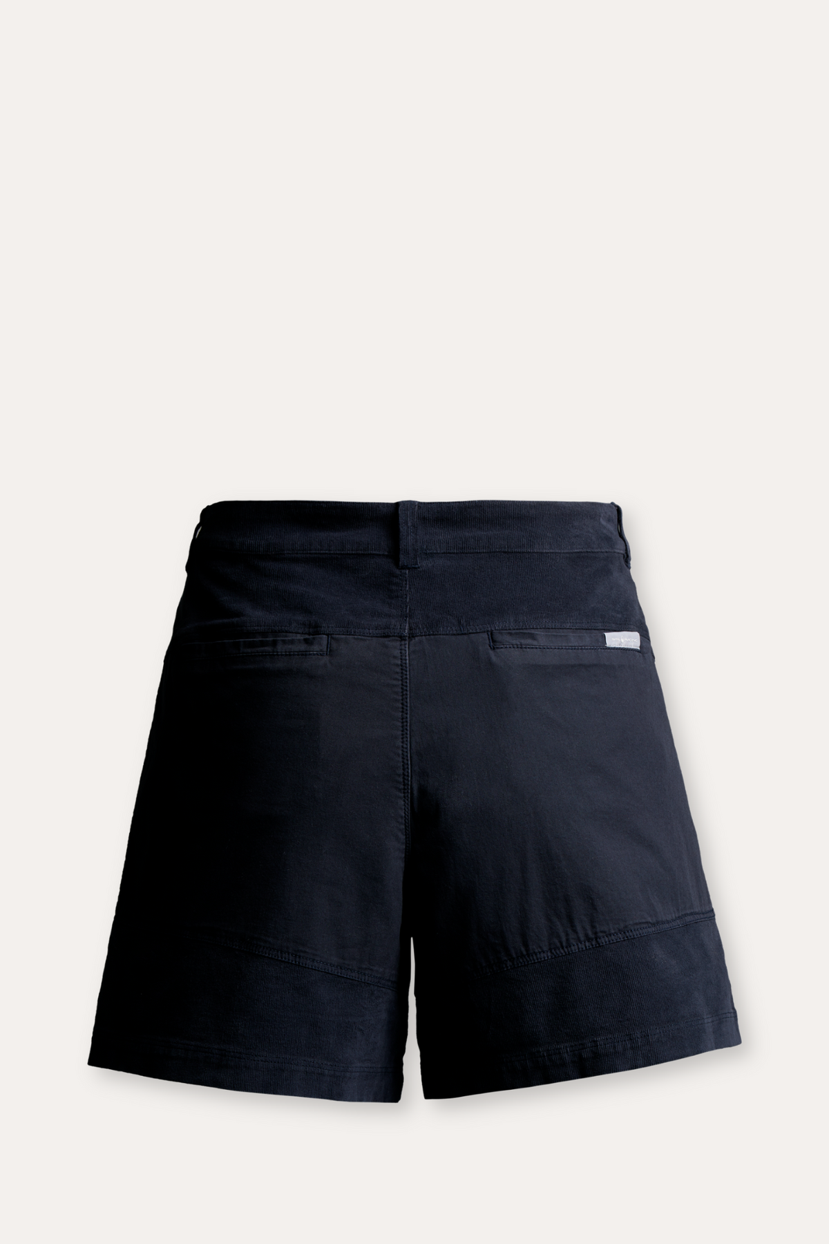 Bay blocked corduroy shorts - Dark navy