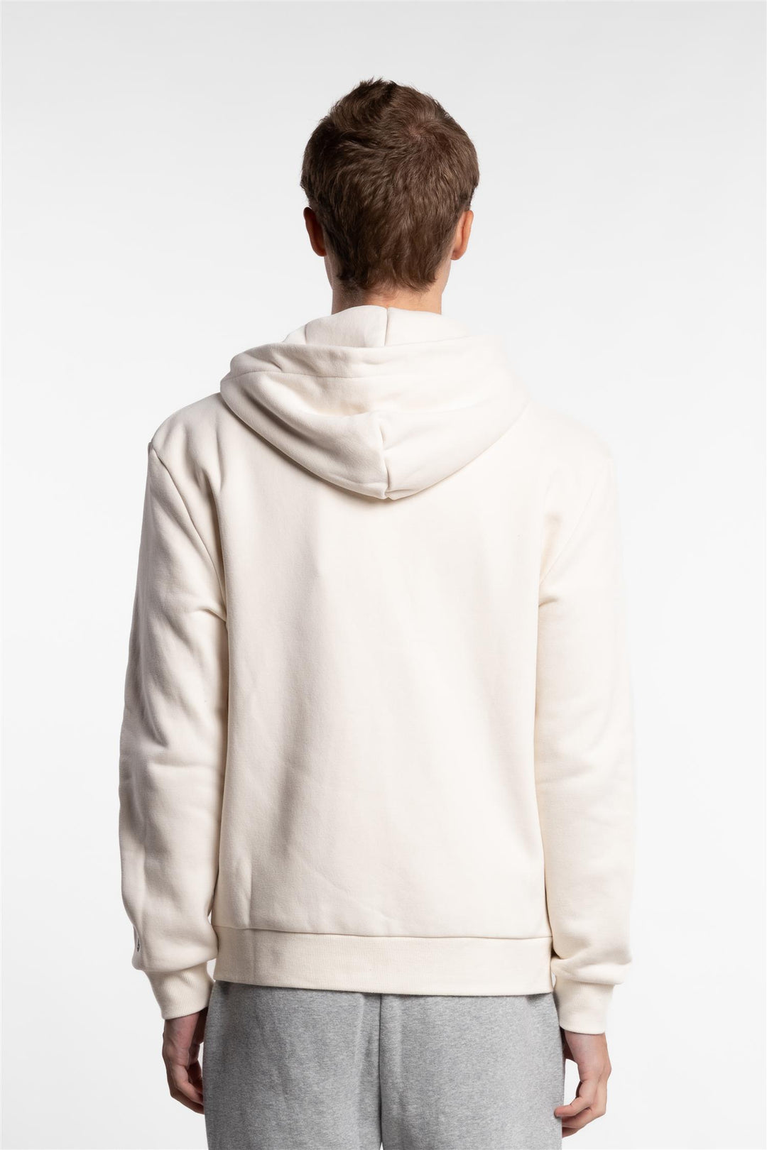 M Regular Zip Hoodie Ecru