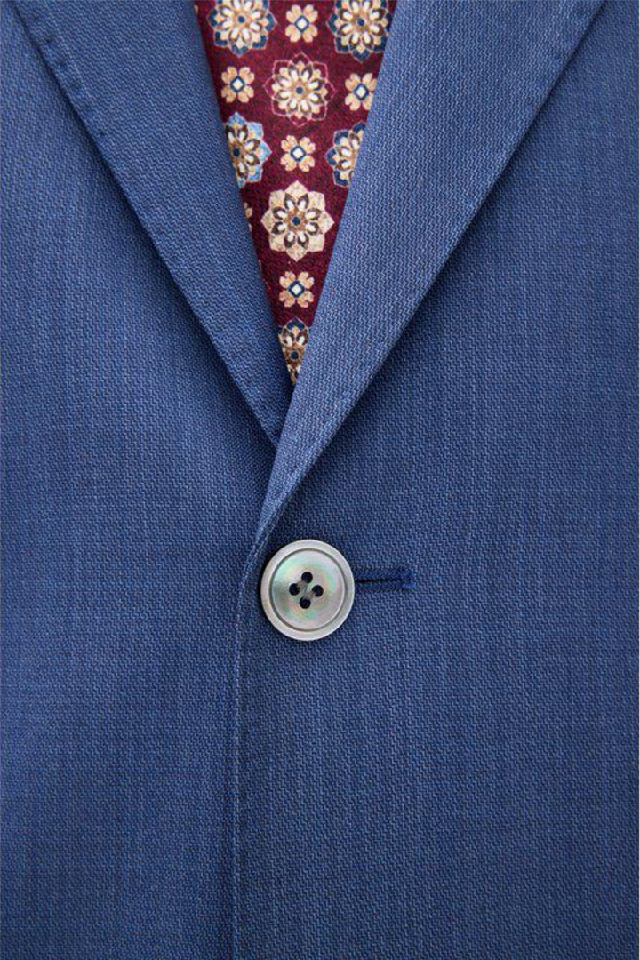 Fogerty Regular Fit Wool Blazer Blue Tropic