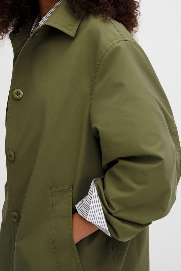 Cassie Car Coat - Laurel Green