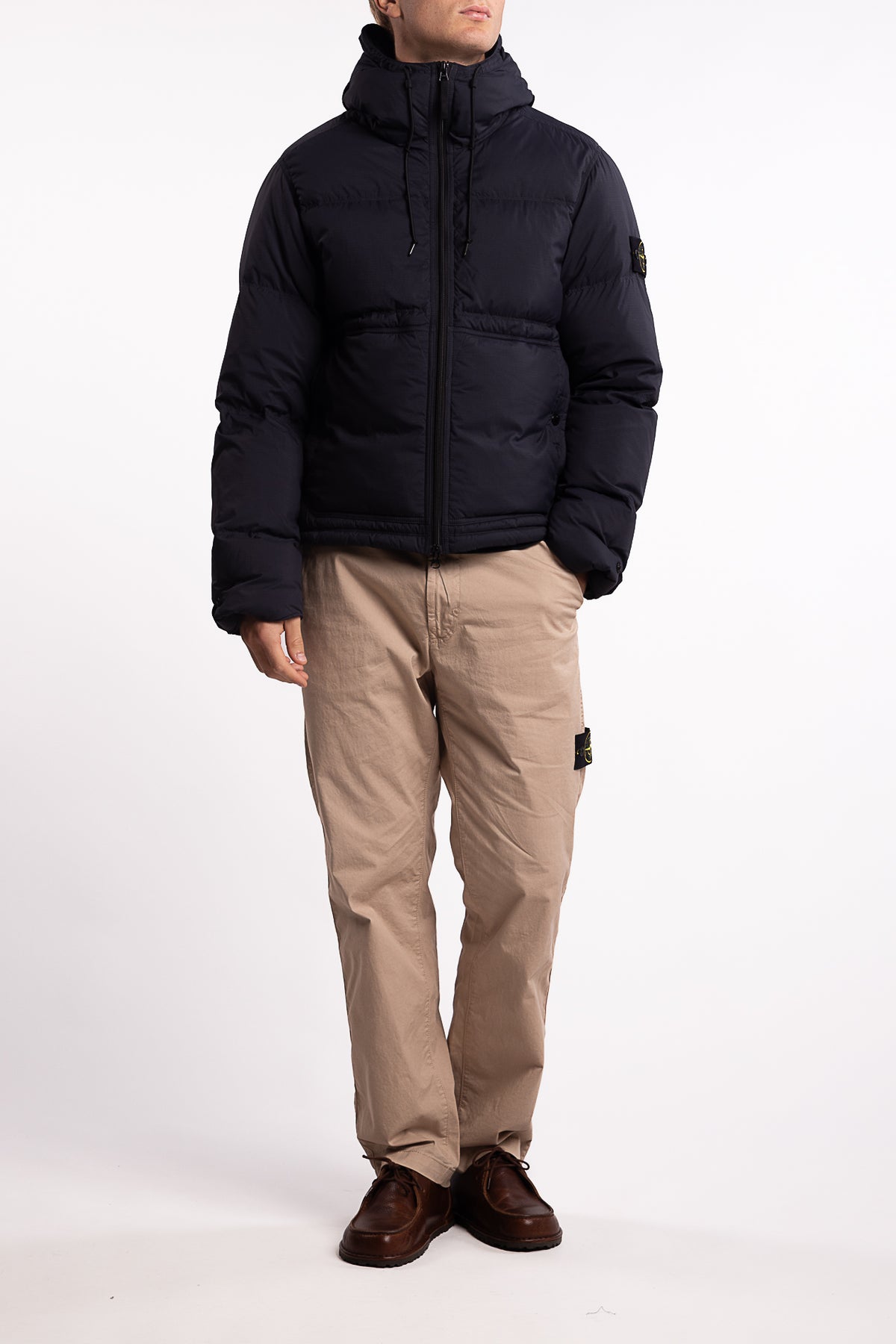 4100019 Matt Ripstop Cordura® Down Parka Navy Blue