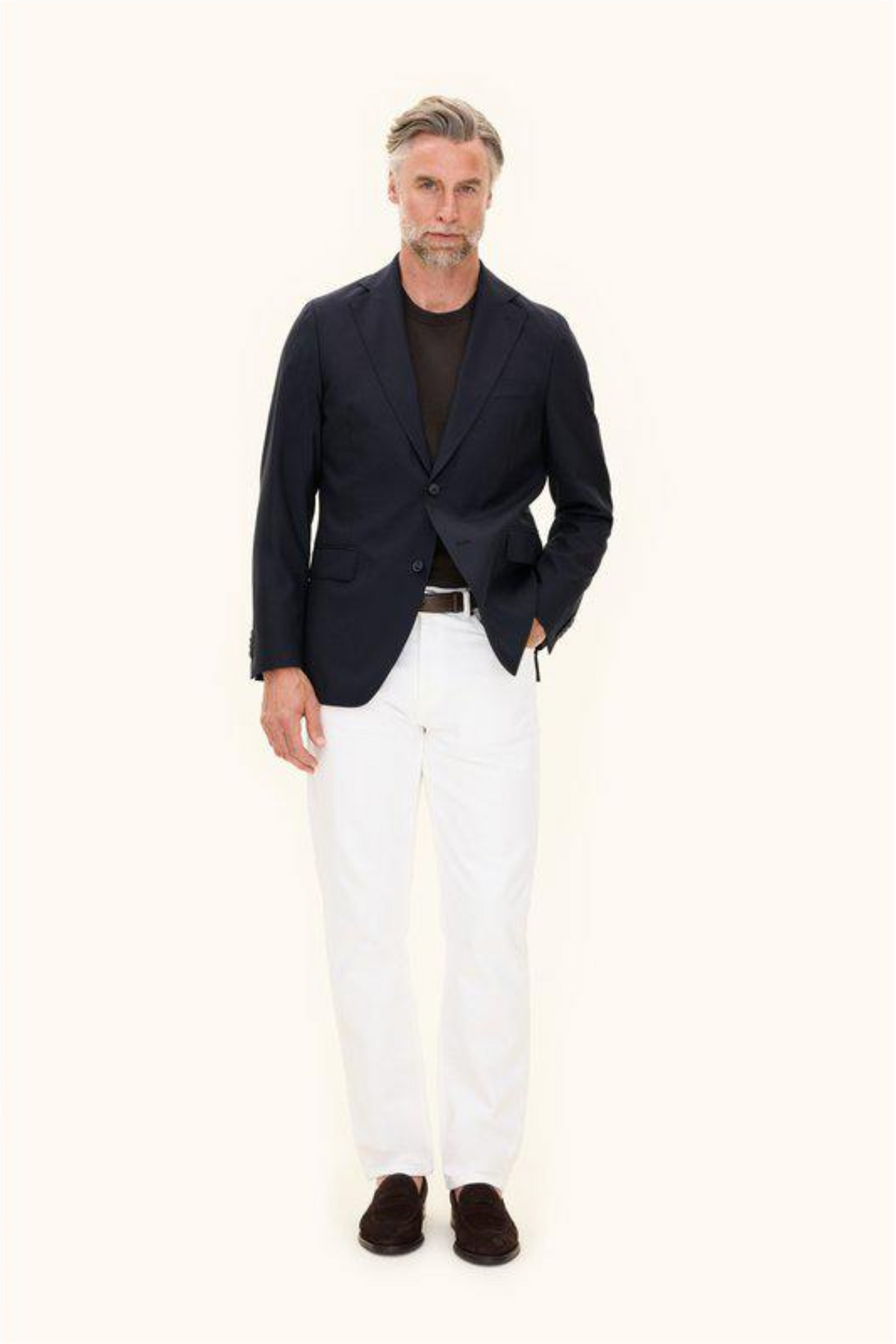 Fogerty Regular Fit Wool Blazer Navy