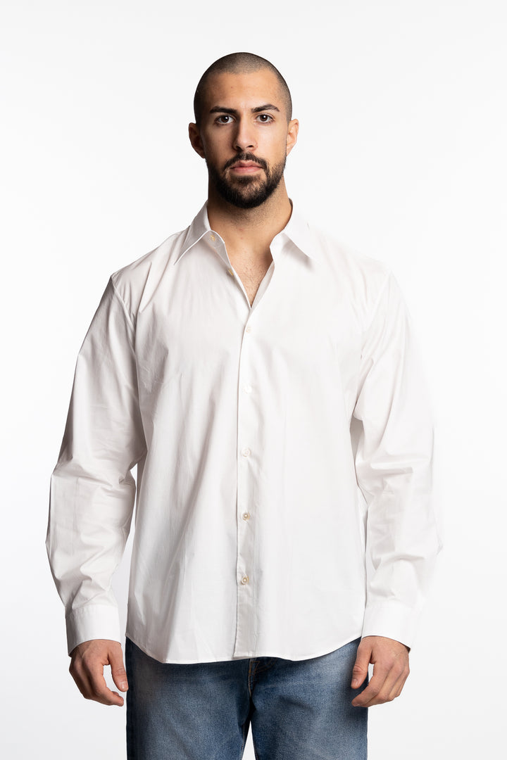 Button-Up Shirt White