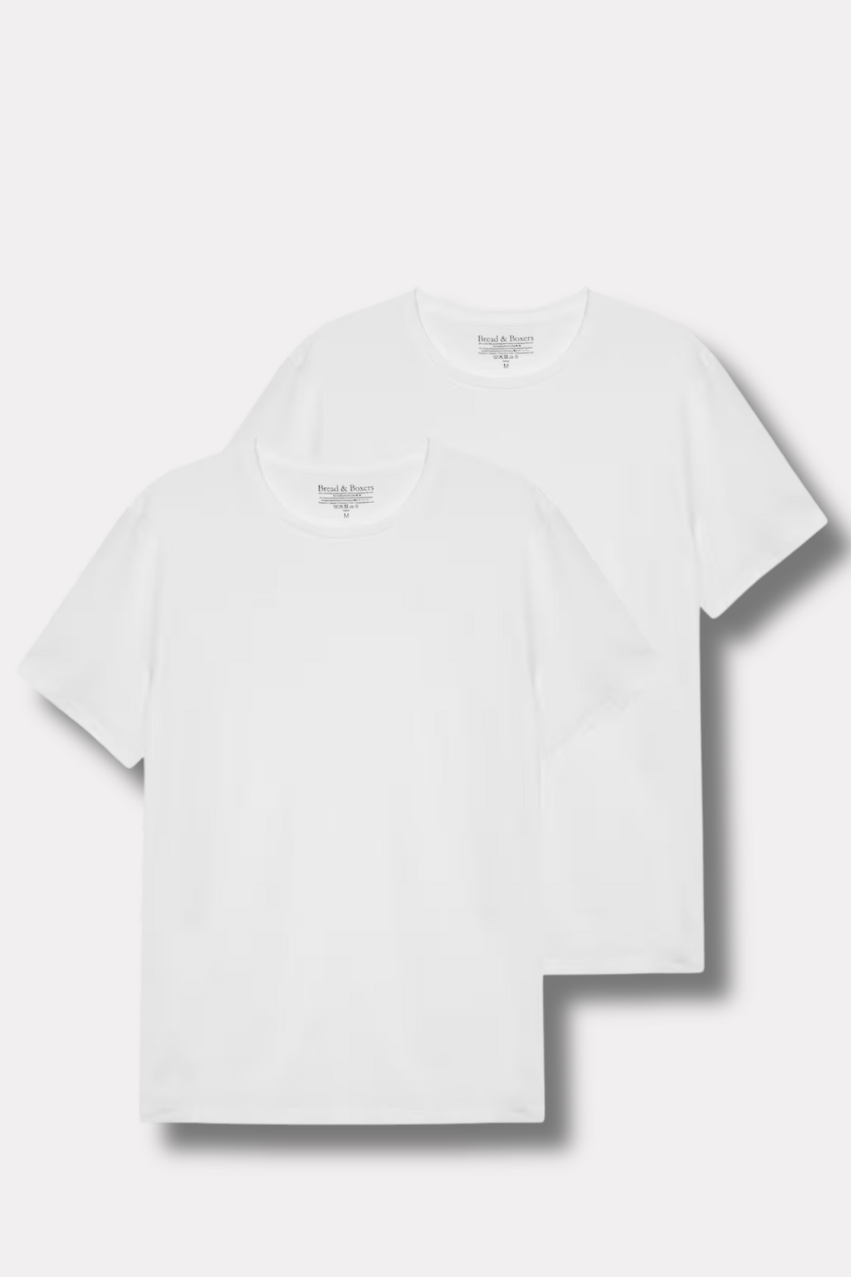 Crew Neck 2-Pack White
