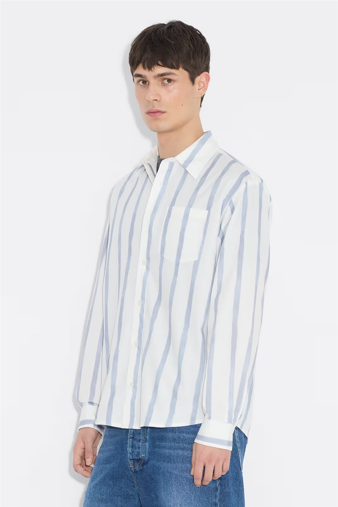 Regular Striped Shirt White/Blue