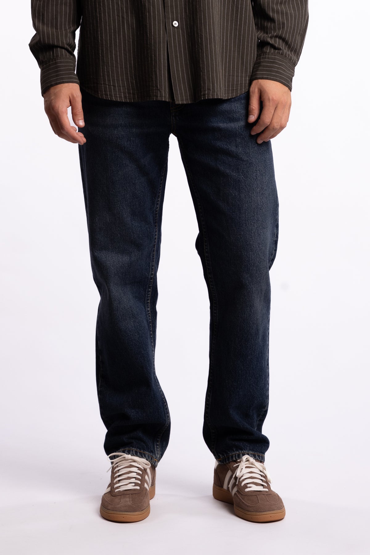 Gritty Jackson Straight Fit Jeans Blue Soil