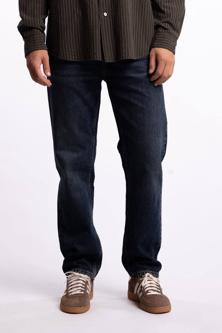 Gritty Jackson Straight Fit Jeans Blue Soil