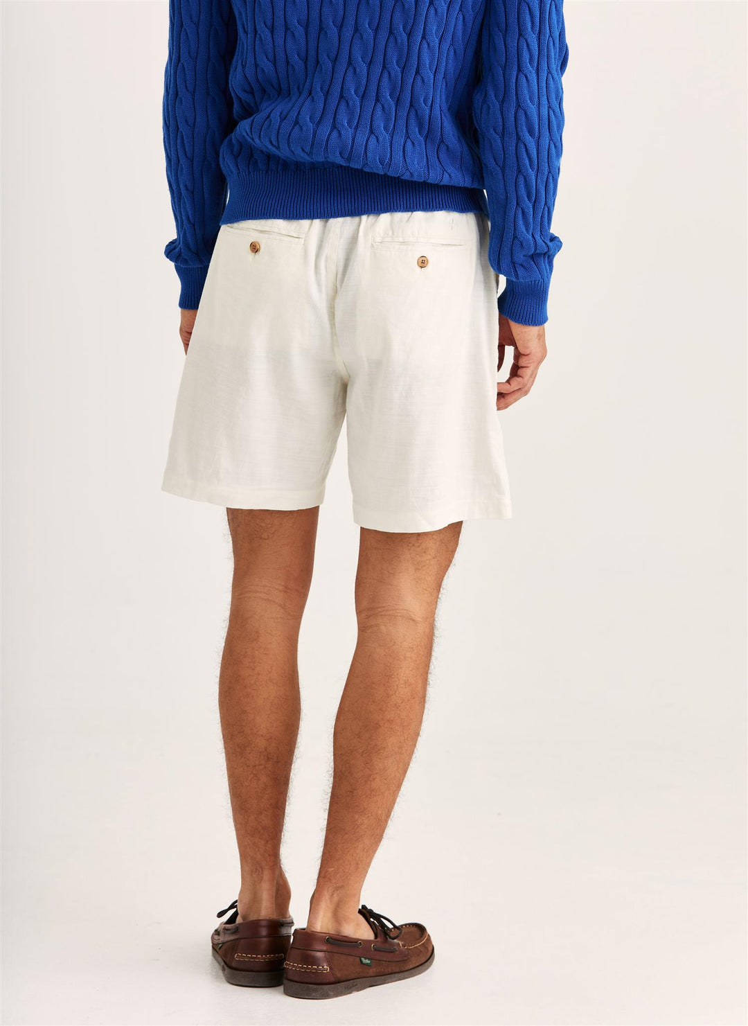 Fenix Linen Shorts Off White