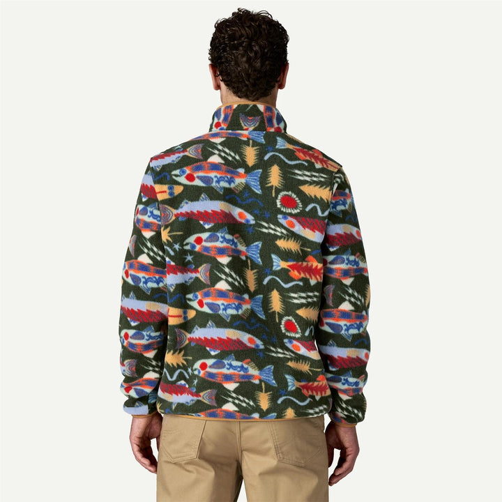 M Lightweight Synchilla® Snap-T® Fleece Pullover Old Growth Green