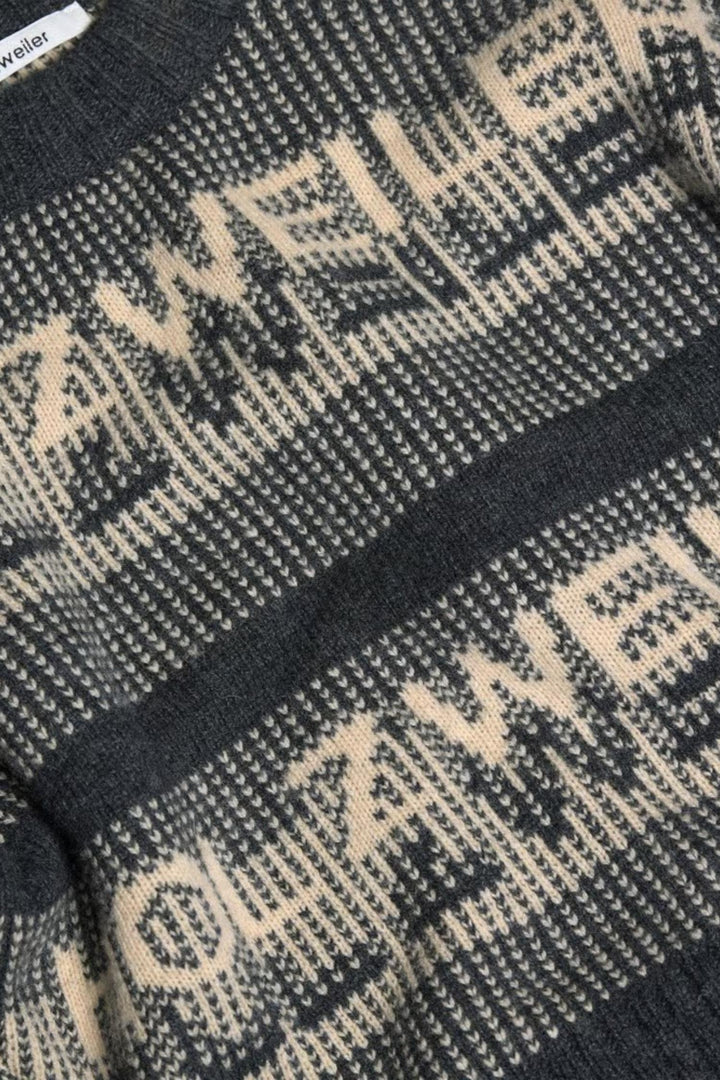 Ski Cropped Crew - Dk. Grey